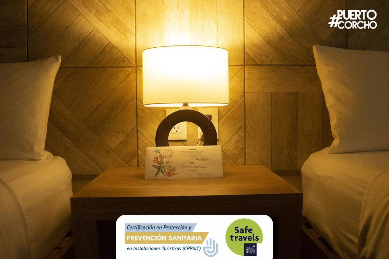 Hotel Puerto Corcho ปูแอร์โต โมเรลอส ภายนอก รูปภาพ